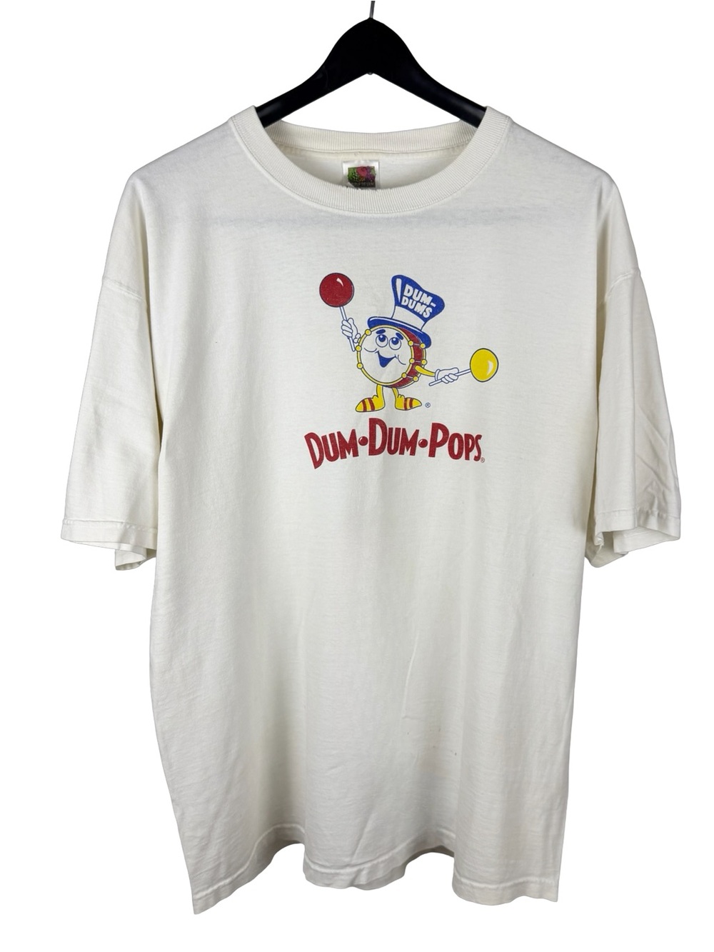Vintage 90s Dum Dum Pops Candy Promo Cartoon Graphic Shirt Size XL